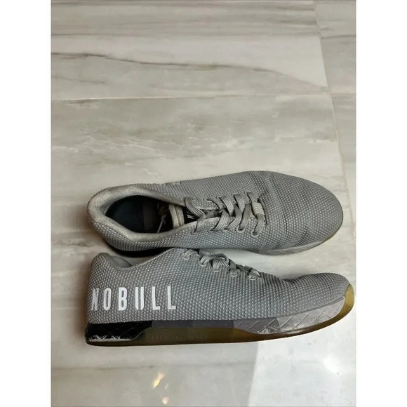 Nobull Superfabric Gray Unisex trainer shoes size Women's 8.5 / Men's 7 - Picture 6 of 16